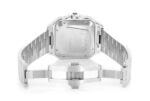 CARTIER SANTOS WATCH ICED OUT 100 XL FULL VVS MOISSANITE HEBREW DIAL