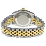 Rolex Datejust Black Dial Diamond 41MM Yellow Gold/Steel Fluted Bezel Jubilee Bracelet 126333
