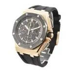 AP Royal Oak Chronograph Black Dial Offshore 44MM Rose Gold Watch