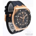 AP Royal Oak Chronograph Black Dial Offshore 44MM Rose Gold Watch