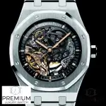 Audemars Piguet Royal Oak Skeleton 41MM Balance  In Steel Men’s Watch 15407ST.OO.1220ST.01
