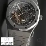 Audemars Piguet Royal Oak Skeleton 41MM Balance  In Steel Men’s Watch 15407ST.OO.1220ST.01