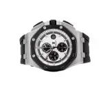Audemars Piguet Black Panda Royal Oak Offshore Ceramic 44mm Chrono Steel 26400 Watch