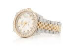 ICED OUT PRESIDENTIAL ROLEX DATEJUST II 41MM TWO TONE GOLD AUTOMATIC STAINLESS STEEL WATCH 22.00CT