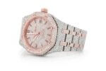 AP ICED OUT WATCH ROYAL OAK 41MM TWO TONE VVS MOISSNITE DIAMOND