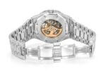 ICED OUT AP WATCH 41MM SKELETON SILVER VVS MOISSANITE 24CT