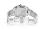 CARTIER WATCH BUST DOWN SANTOS DE 40MM TWO TONE FULL ICED VVS MOISSANITE ROMAN DIAL
