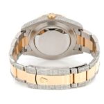 CHEAPEST ICED OUT ROLEX DATEJUST II 41MM TWO TONE AUTOMATIC STAINLESS STEEL WATCH 15.00CT