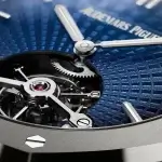 Audemars piguet Royal Oak Tourbillon Selfwinding 41MM Blue Dial Watch