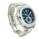 Patek Philippe Chronograph Watch Nautilus 5980/1A Stainless Steel Blue Dial