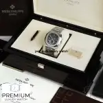 Patek Philippe Chronograph Watch Nautilus 5980/1A Stainless Steel Blue Dial