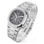 Patek Philippe Travel Time Nautilus Dark Grey Dial Men's Wrist Watch 5990/1A-001 40.5mm