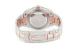 ROLEX ICED OUT WATCH 41MM TWO TONE WITH BROWN DIAL STAINLESS STEEL MOISSANITE 20.00CT