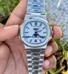 Patek Philippe Nautilus Moonphase Annual Calendar Stainless Steel 5726/1A-010 White Dial