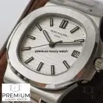 Patek Philippe Nautilus White Dial 40mm Men's Watch 5711