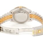 ICED OUT PRESIDENTIAL ROLEX DATEJUST II 41MM TWO TONE GOLD AUTOMATIC STAINLESS STEEL WATCH 22.00CT