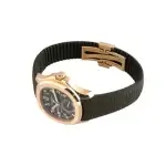 Patek Aquanaut Rose Gold Travel Time Brown Dial Composite Men's Watch 5164R-001