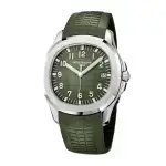 Patek Philippe Aquanaut Green Dial Rubber Strap Men's Watch 5168G-010