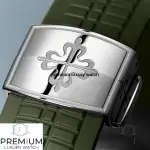 Patek Philippe Aquanaut Green Dial Rubber Strap Men's Watch 5168G-010