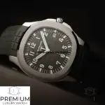 Patek Philippe Aquanaut Green Dial Rubber Strap Men's Watch 5168G-010