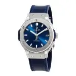 Hublot Classic Fusion Blue Titanium 45mm Automatic Movement Mens Watch