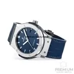 Hublot Classic Fusion Blue Titanium 45mm Automatic Movement Mens Watch