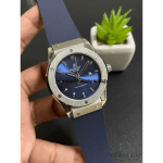 Hublot Classic Fusion Blue Titanium 45mm Automatic Movement Mens Watch