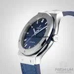 Hublot Classic Fusion Blue Titanium 45mm Automatic Movement Mens Watch