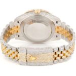 ICED OUT PRESIDENTIAL ROLEX DATEJUST II 41MM TWO TONE GOLD AUTOMATIC STAINLESS STEEL WATCH 22.00CT