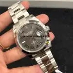 Datejust Smooth Bezel Rolex 41MM Slate Roman Dial Oyster Bracelet 126300
