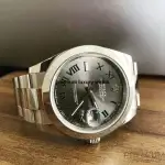 Datejust Smooth Bezel Rolex 41MM Slate Roman Dial Oyster Bracelet 126300
