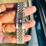 Rolex Two Tone Jubilee Band Datejust 41MM Wimbledon Rose Gold Watch 126331