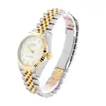 Ladies Rolex Datejust Two Tone 31MM Gold/Steel Dial Diamond Marker Oyster Perpetual Jubilee Bracelet Watch
