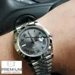 Rolex Datejust 41 Slate Dial Roman Jubilee Bracelet Automatic Men's Watch 126300