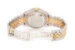 DIAMOND ROLEX WATCH DATEJUST 36MM TWO TONE RED DIAL FULL ICED VVS MOISSANITE 17.20CT