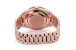 ROLEX DAYDATE 40MM ROSE GOLD AUTOMATIC STAINLESS STEEL WATCH FULL ICED MOISSANITE 24.00CT
