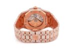 AP ICED OUT ROYAL OAK 41MM ROSE GOLD FULL MOISSANITE WATCH
