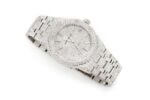 ICED OUT AP ROYAL OAK 41MM STAINLESS STEEL FULL MOISSANITE STUDDED WATCH