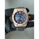 Audemars Piguet Royal Oak Two Tone 41mm Selfwinding Dual Tone Blue Dial Automatic Watch