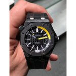 AP Royal Oak Offshore On Wrist | 42MM Black Dial & Strap Watch.
