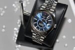 Rolex Oyster Perpetual Blue face Sky Dweller Index Dial 42mm Jubilee White Gold Fluted 326934
