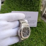 Patek Philippe Travel Time Nautilus Dark Grey Dial Men's Wrist Watch 5990/1A-001 40.5mm