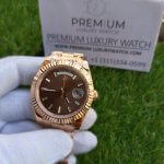 Rolex Day-Date Rose Gold Chocolate Dial 40MM President Men's Wach 228235