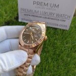 Rolex Day-Date Rose Gold Chocolate Dial 40MM President Men's Wach 228235