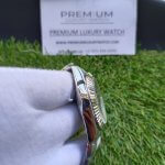 Rolex Sky Dweller Stainless Steel 42MM Black Index Dial Fluted White Gold Bezel Oyster Bracelet 326934