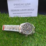 Rolex Sky Dweller Stainless Steel 42MM Black Index Dial Fluted White Gold Bezel Oyster Bracelet 326934
