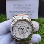 Rolex Sky-Dweller White Gold Automatic Men’s 42MM White Dial Oyster Watch 326934