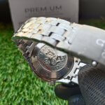 Omega Seamaster 300m black ceramic Diver Chronometer Chronograph 44mm Black Bezel Steel Bracelet