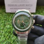 Omega Speedmaster Moonwatch 50th Anniversary Apollo 11 Moonshine Gold & Green Bezel Green Dial Men’s Wrist Watch