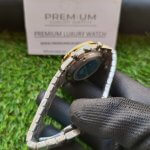 Omega Speedmaster Moonwatch 50th Anniversary Apollo 11 Moonshine Gold & Green Bezel Green Dial Men’s Wrist Watch
